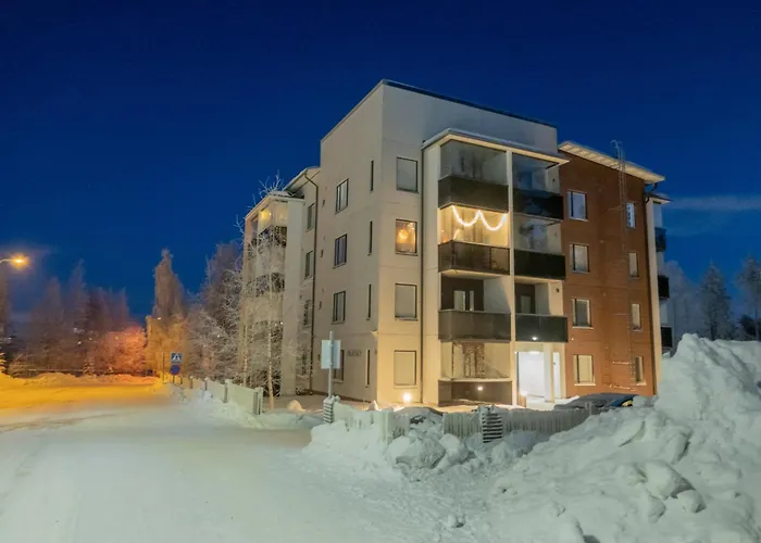 公寓 Lapland Glimmer Loft - Near Comfort & Adventure